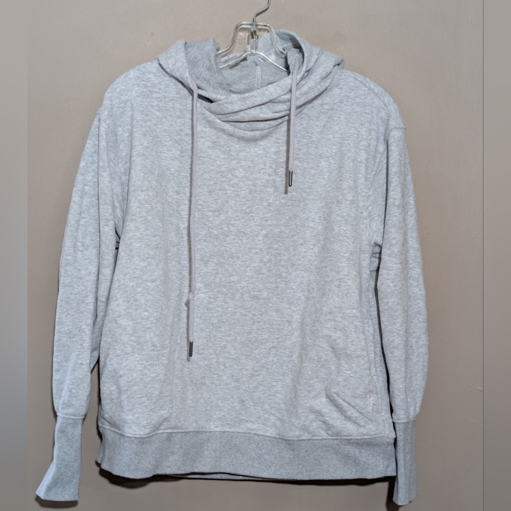 FP Movement double Hood Gray Hoodie, Size:XS